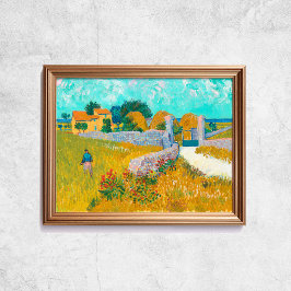 Van Gogh Bauernhaus in Provence Alte Kunst Poster