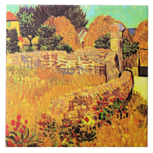 Van Gogh - Bauernhof in der Provence Fliese