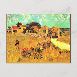 Van Gogh - Bauernhof in der Provence Postkarte