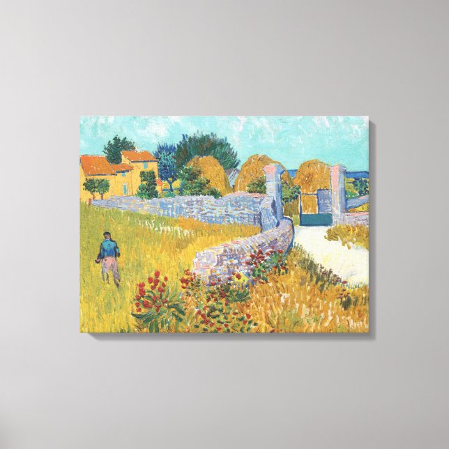 Van Gogh Bauernhof Wilhelm Tell Leinwanddruck (Vorderseite)