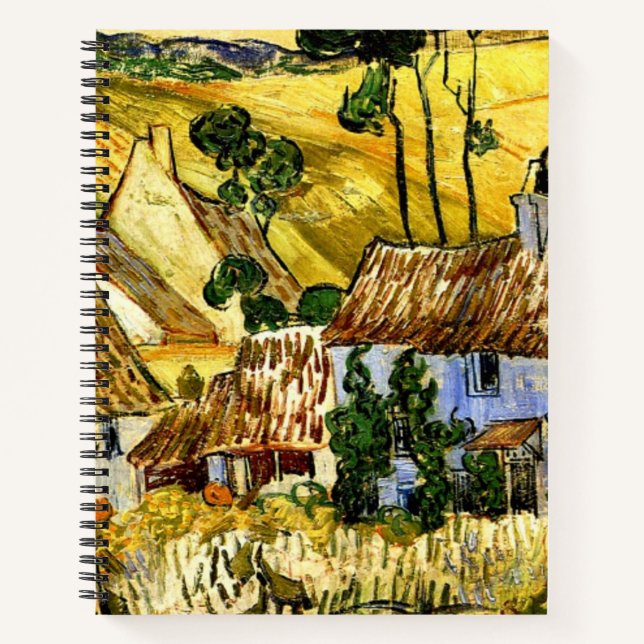 Van Gogh - Bauernhöfe bei Auvers Notizbuch (Vorderseite)