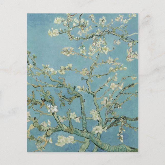 Van Gogh Baum Blumen Scrapbook Papier Blatt (Vorderseite)