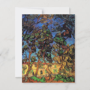 Van Gogh Bäume im Garten, Krankenhaus Saint-Paul