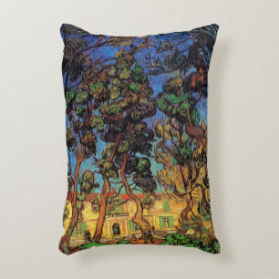 Van Gogh Bäume im Garten, Krankenhaus Saint-Paul Dekokissen