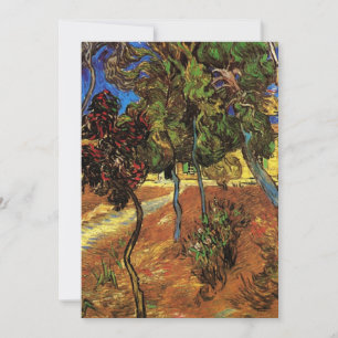 Van Gogh Bäume im Garten, Saint Paul Hospital