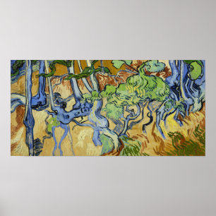 Van Gogh - Baumwurzeln Poster