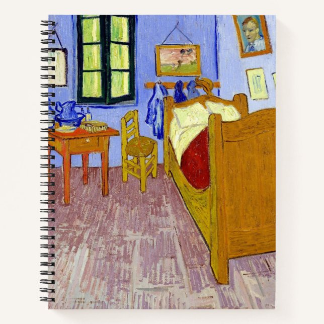 Van Gogh Bedroom in Arles Notebook Notizbuch (Vorderseite)