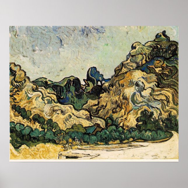 VAN GOGH - BERGE BEI SAINT-REMY POSTER (Vorne)