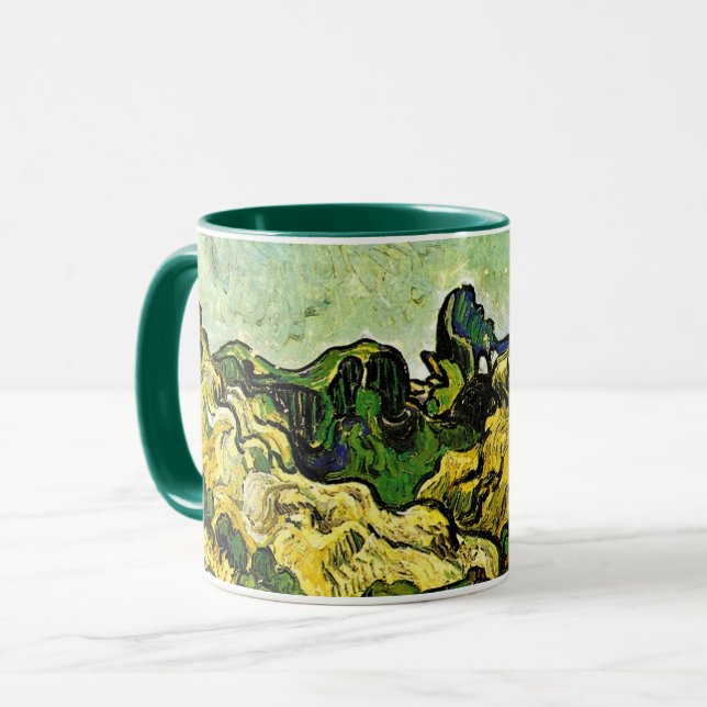 Van Gogh - Berglandschaft bei Saint-Remy Tasse (Vorderseite Links)