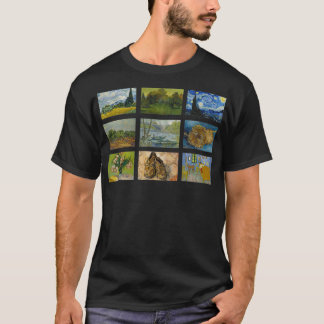 Van Gogh Berühmte Gemälde Vintager klassischer Kun T-Shirt