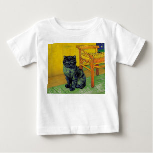 Van Gogh Black Cat Baby T-shirt