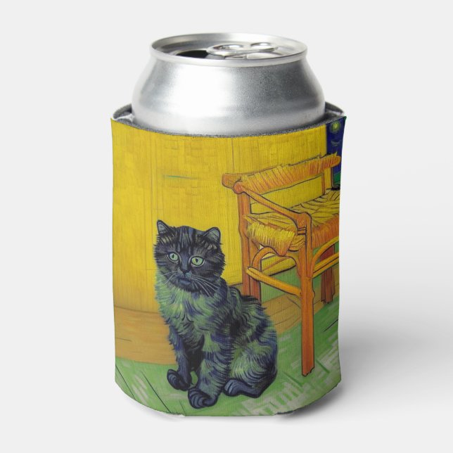 Van Gogh Black Cat Dosenkühler (Kanne Vorderseite)