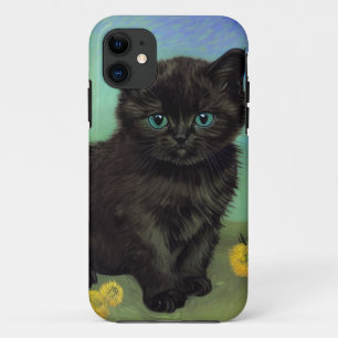 Van Gogh Black Cat Gelbe Blumen Case-Mate iPhone Hülle