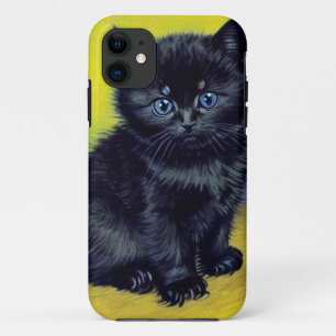 Van Gogh Black Cat Purple Flowers Case-Mate iPhone Hülle
