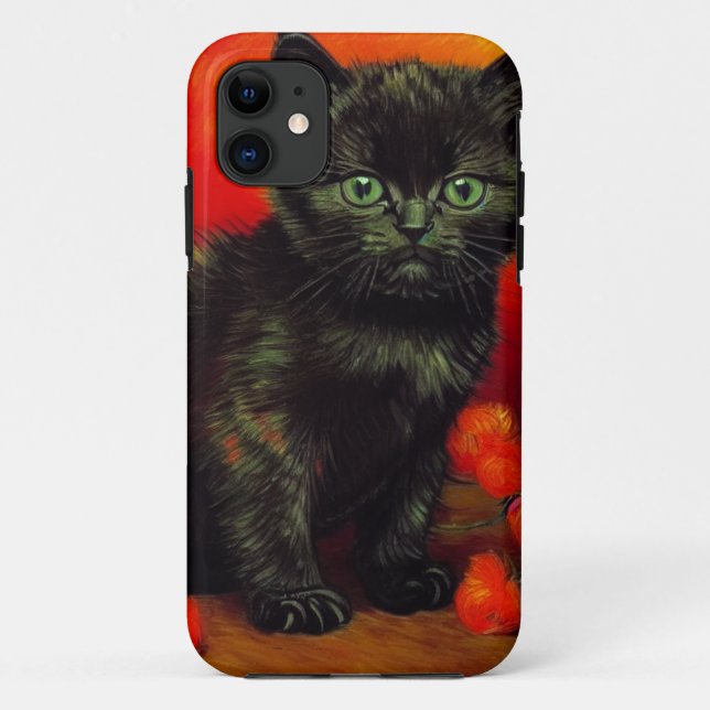 Van Gogh Black Kitten Case-Mate iPhone Hülle (Rückseite)