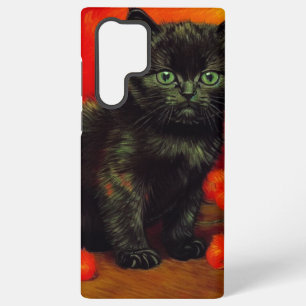 Van Gogh Black Kitten Samsung Galaxy Hülle