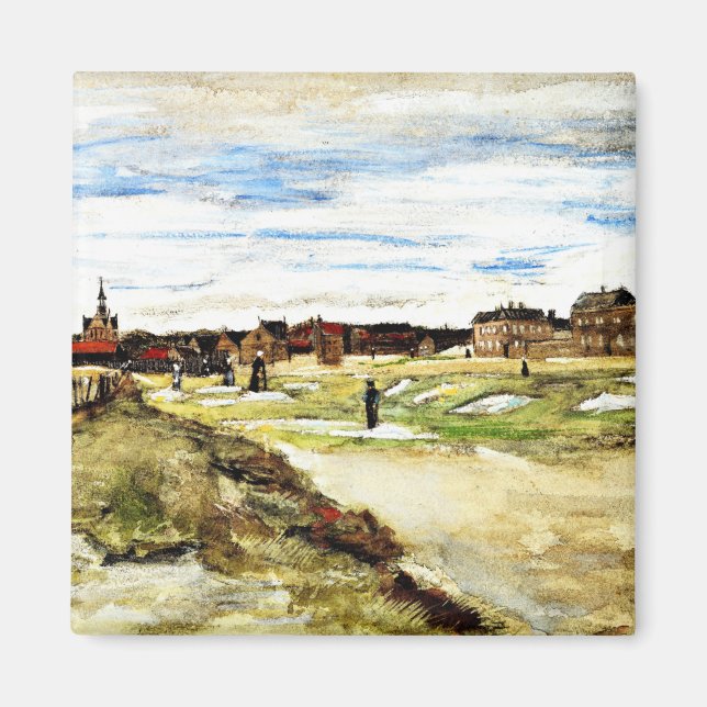 Van Gogh - Bleaching Ground in Scheveningen, Magnet (Vorne)