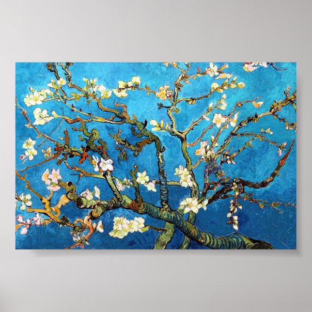 Van Gogh Blossomation Almond Tree Kunstvoll wander Poster (Vorne)