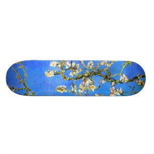 Van Gogh: Blühende Mandelbaumzweige Skateboard