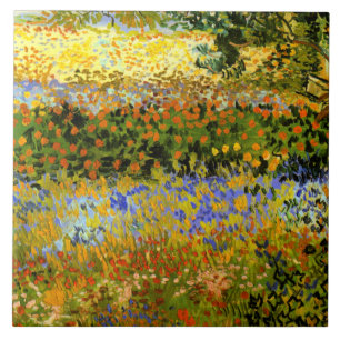 Van Gogh - Blühender Garten Fliese