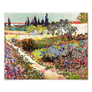 Van Gogh Blühender Garten in Arles Florale Kunst Fotodruck