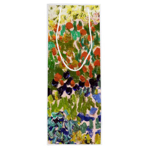 Van Gogh blühender Garten in Arles Florale Kunst Geschenktüte Für Weinflaschen