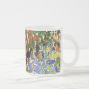 Van Gogh blühender Garten in Arles Florale Kunst Mattglastasse