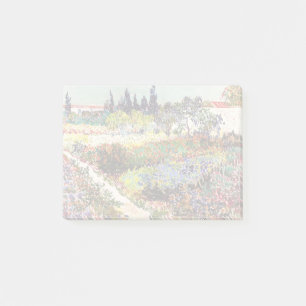 Van Gogh blühender Garten in Arles Florale Kunst Post-it Klebezettel