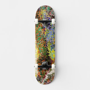 Van Gogh blühender Garten in Arles Florale Kunst Skateboard