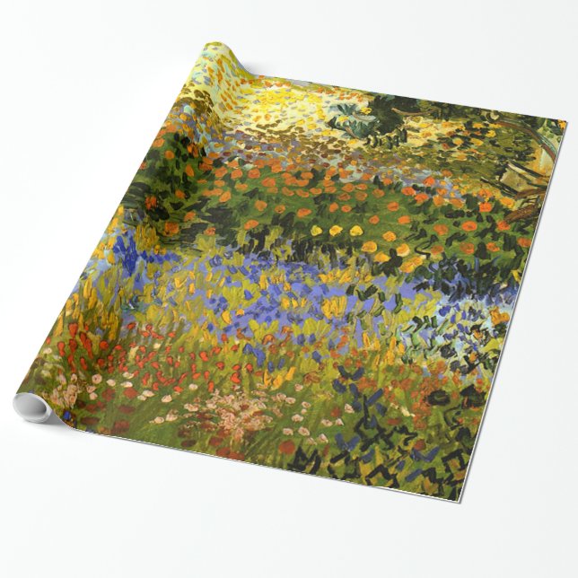 Van Gogh - Blühender Garten in Arles Geschenkpapier (Ungerollt)