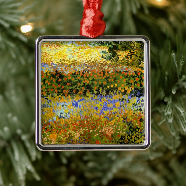 Van Gogh - Blühender Garten Ornament Aus Metall (Baum)