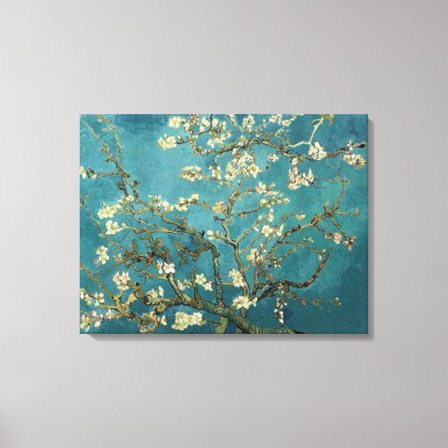 Van Gogh - blühender Mandelbaum Leinwanddruck (Vorderseite)