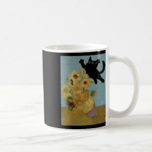 Van Gogh Blume Cat Sunflowers Kaffeetasse