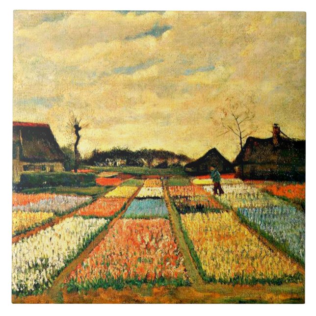 Van Gogh - Blume in Holland Fliese (Vorderseite)