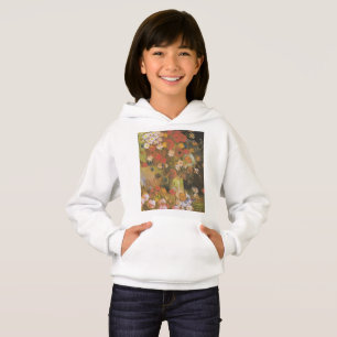 Van Gogh Blumen-Stillleben Rote Mohnblumen & Rosen Hoodie