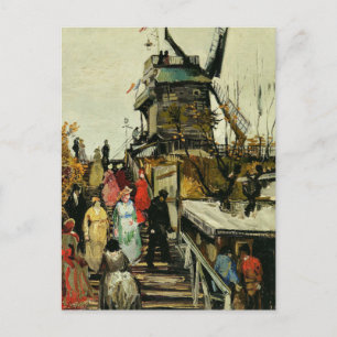 Van Gogh - Blute-Fin Mill Postkarte