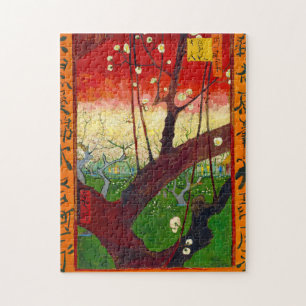 Van Gogh Blütenbaum nach Hiroshige Puzzle