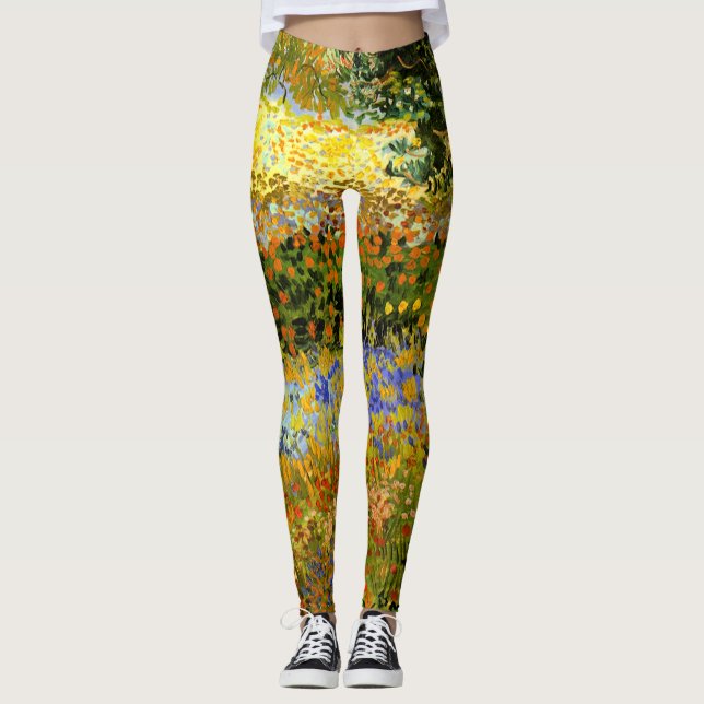 Van Gogh - Blütengarten Leggings (Vorderseite)