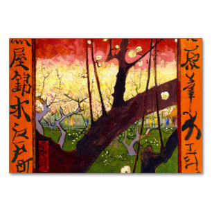 Van Gogh Blütenpflanze Tree nach Hiroshige Tischnummer