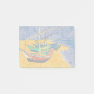 Van Gogh Boats Impressionismus Beach Post-it Klebezettel