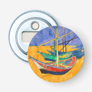 Van Gogh Boote Impressionismus Strand Flaschenöffner