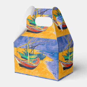 Van Gogh Boote Impressionismus Strand Geschenkschachtel