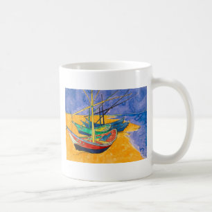 Van Gogh Boote Impressionismus Strand Kaffeetasse