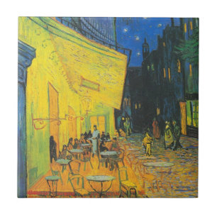 Van Gogh Cafe Terrace French Street Scene Fliese