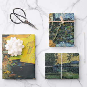 Van Gogh Cafe Terrace French Street Scene Geschenkpapier Set