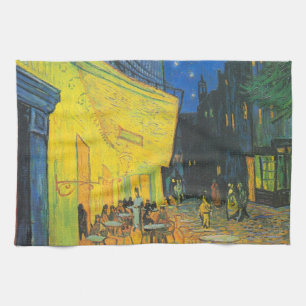 Van Gogh Cafe Terrace French Street Scene Handtuch
