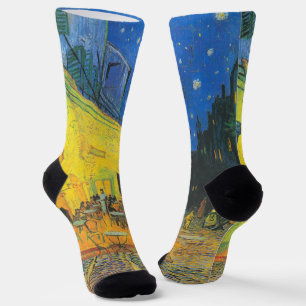 Van Gogh Cafe Terrace French Street Scene Socken
