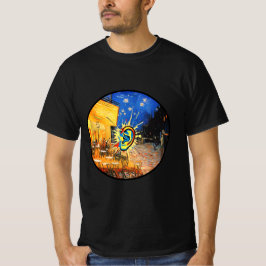 Van Gogh Café Terrace Pop Art Ear Surrealism T-Shirt