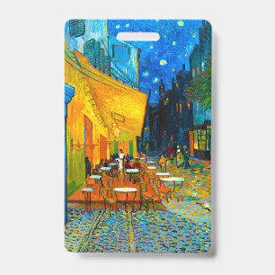 Van Gogh Café Terrasse am Abend Ausweis