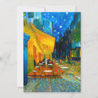 Van Gogh Café Terrasse am Abend